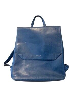 Matt & Nat Volta Vegan Leather Denim Blue Backpack